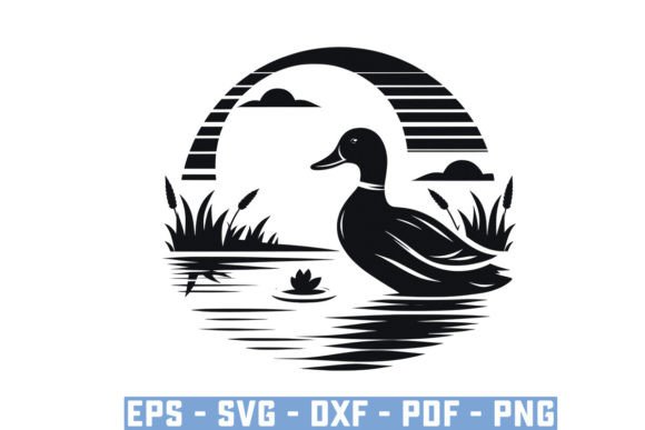 Download Flying Mallard Duck Silhouette Files Svg - Silhouette Collection