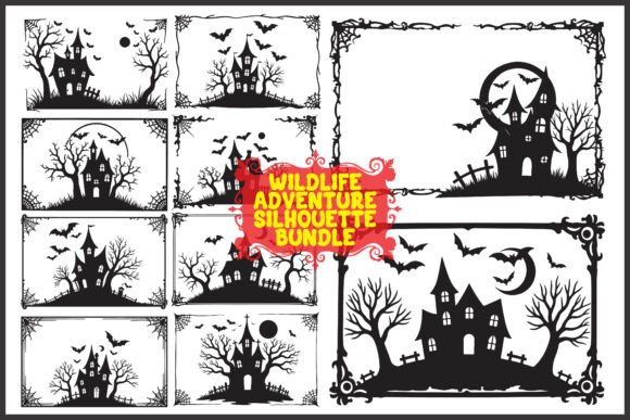 Download Spooky Haunted House Clipart Bundle - Premium Resources