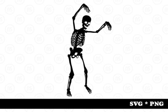 Download Silhouette of a Zombie Skeleton. - Silhouette Collection