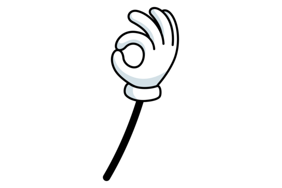 Download Ok Gesture. Retro Animation Style Comic - Animation Collection