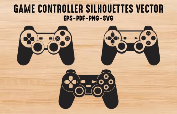 Download Game Console Silhouettes Clipart Bundle - Silhouette Collection